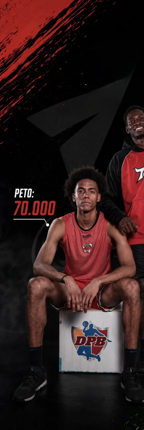 Peto de entrenamiento rojo sin mangas de Toros del Valle con el escudo del toro