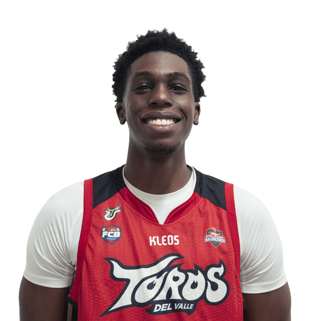 Cristian Solís, centro #45 de Toros del Valle, con uniforme rojo KLEOS temporada 2026-I