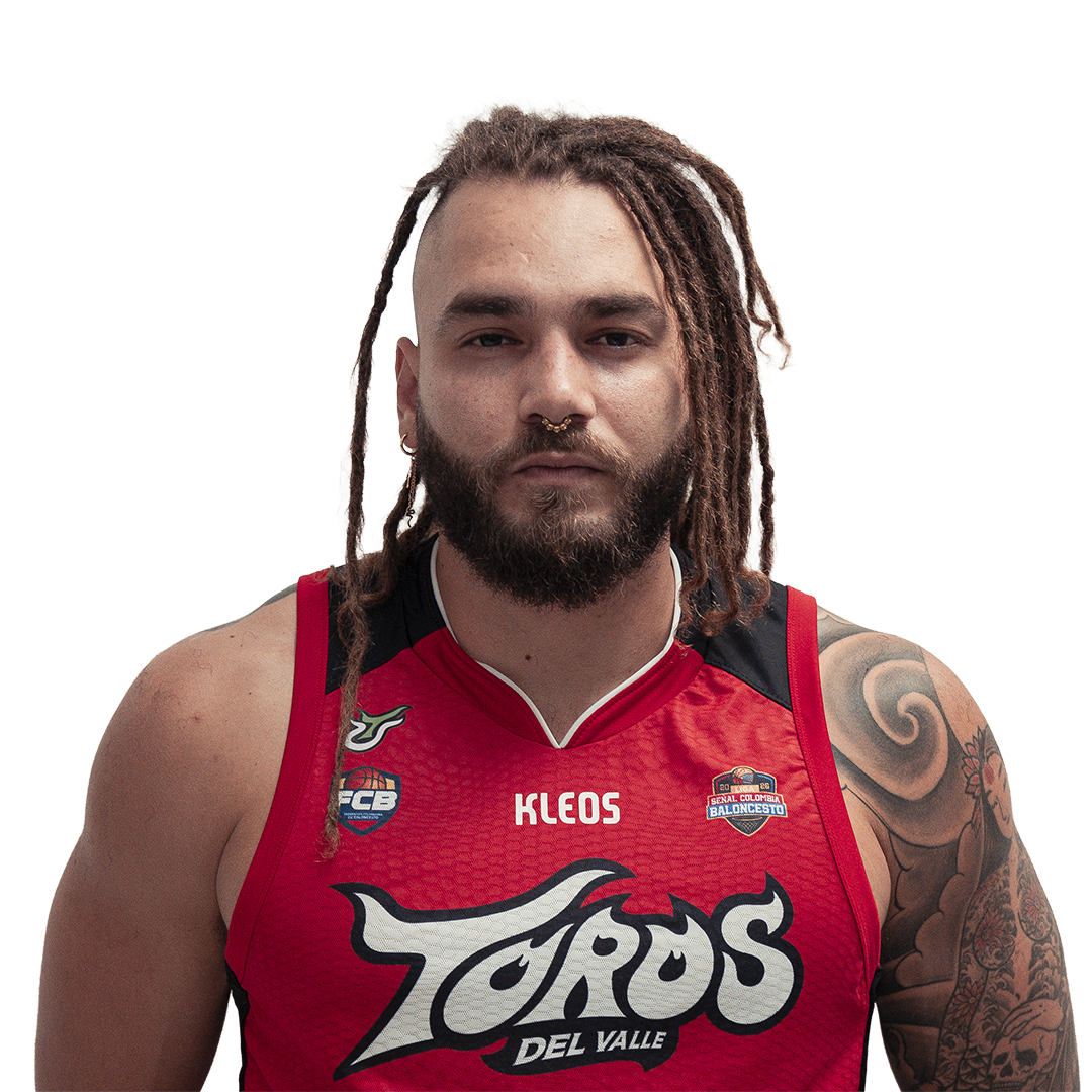Brayan Vargas, alero #88 de Toros del Valle, con uniforme rojo KLEOS temporada 2026-I