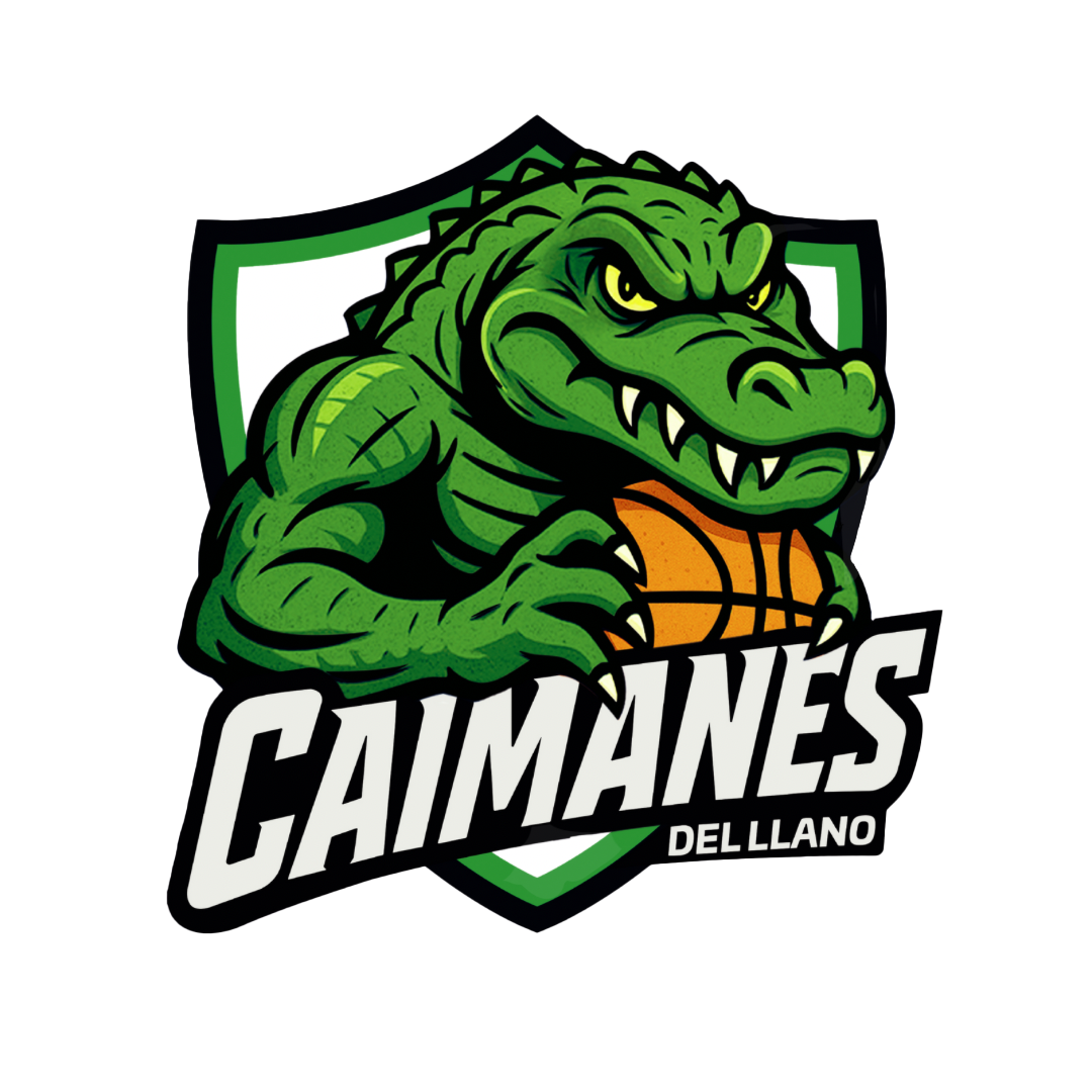 Escudo oficial de Caimanes del Llano, equipo de la Liga Señal Colombia de Baloncesto