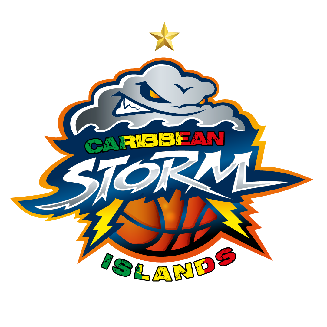 Escudo oficial de Caribbean Storm, equipo de la Liga Señal Colombia de Baloncesto