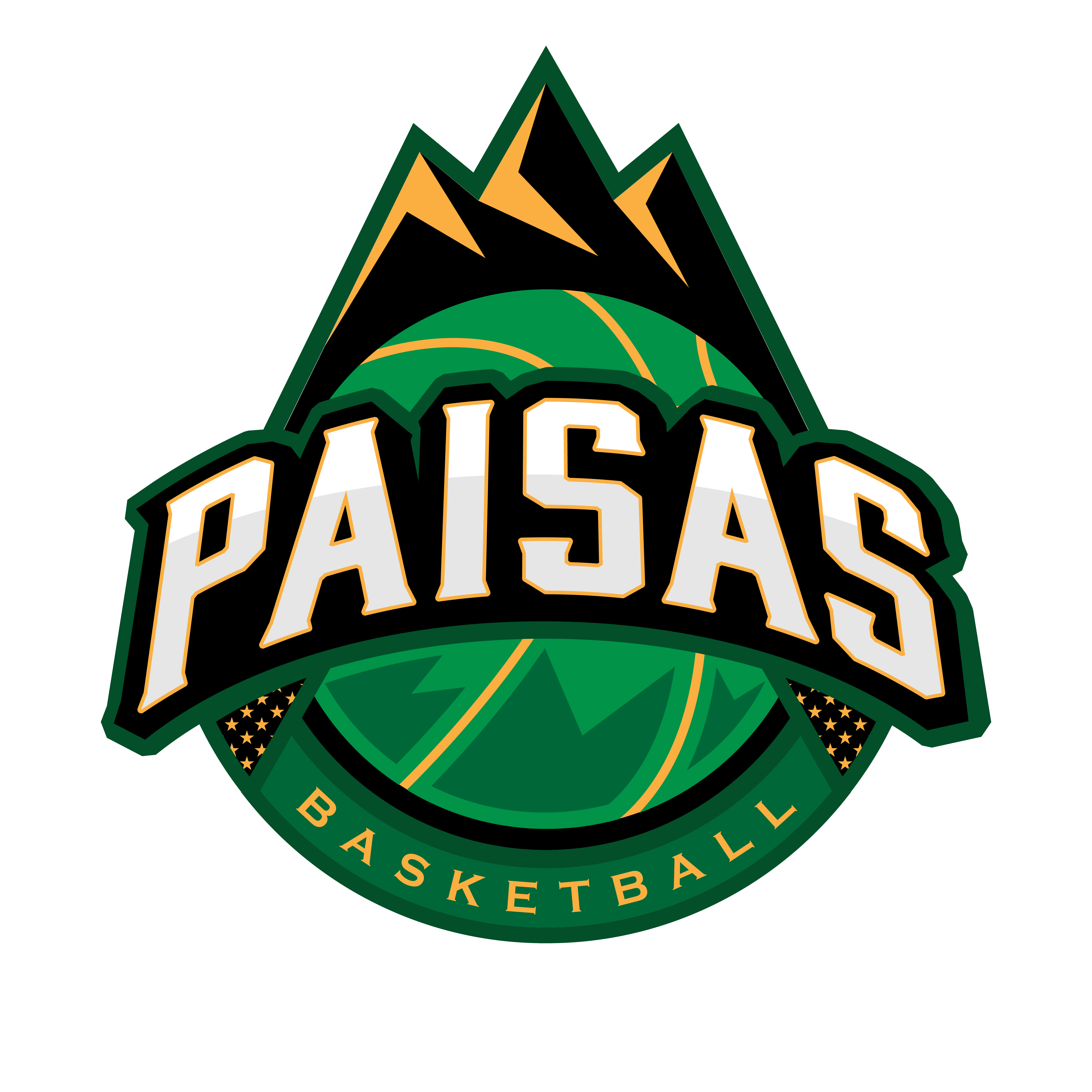 Escudo oficial de Paisas Basketball, equipo de la Liga Señal Colombia de Baloncesto